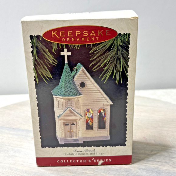 Hallmark Keepsake Church Ornament Collector’s Series Christmas w/ Box - Picture 4 of 5